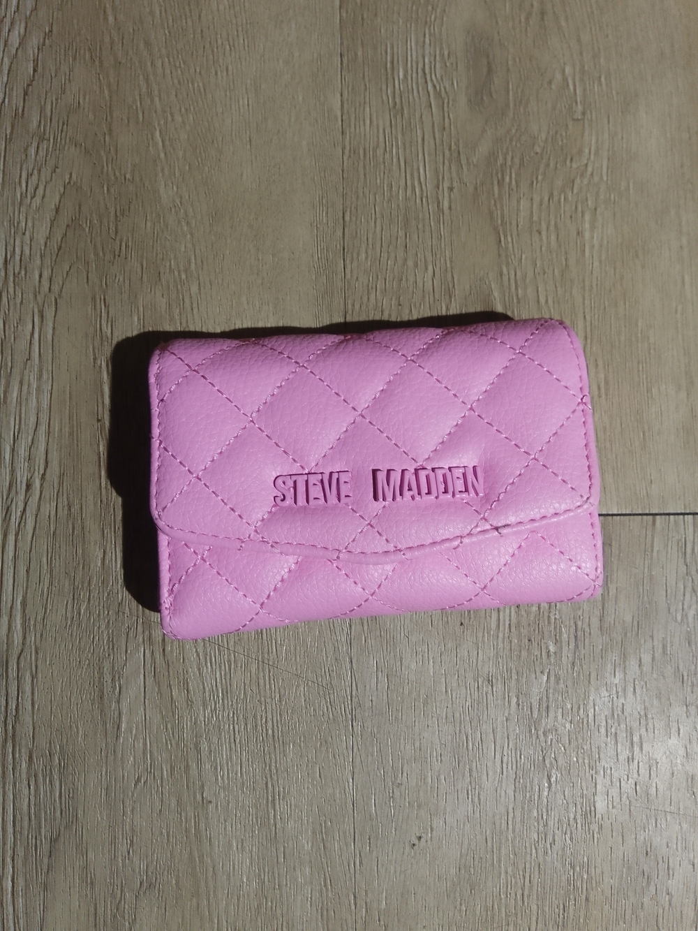 Steve Madden Quilted Pink Women's Wallet
